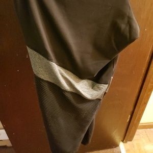Lane Bryant Livi Black & Gray Athletic pants